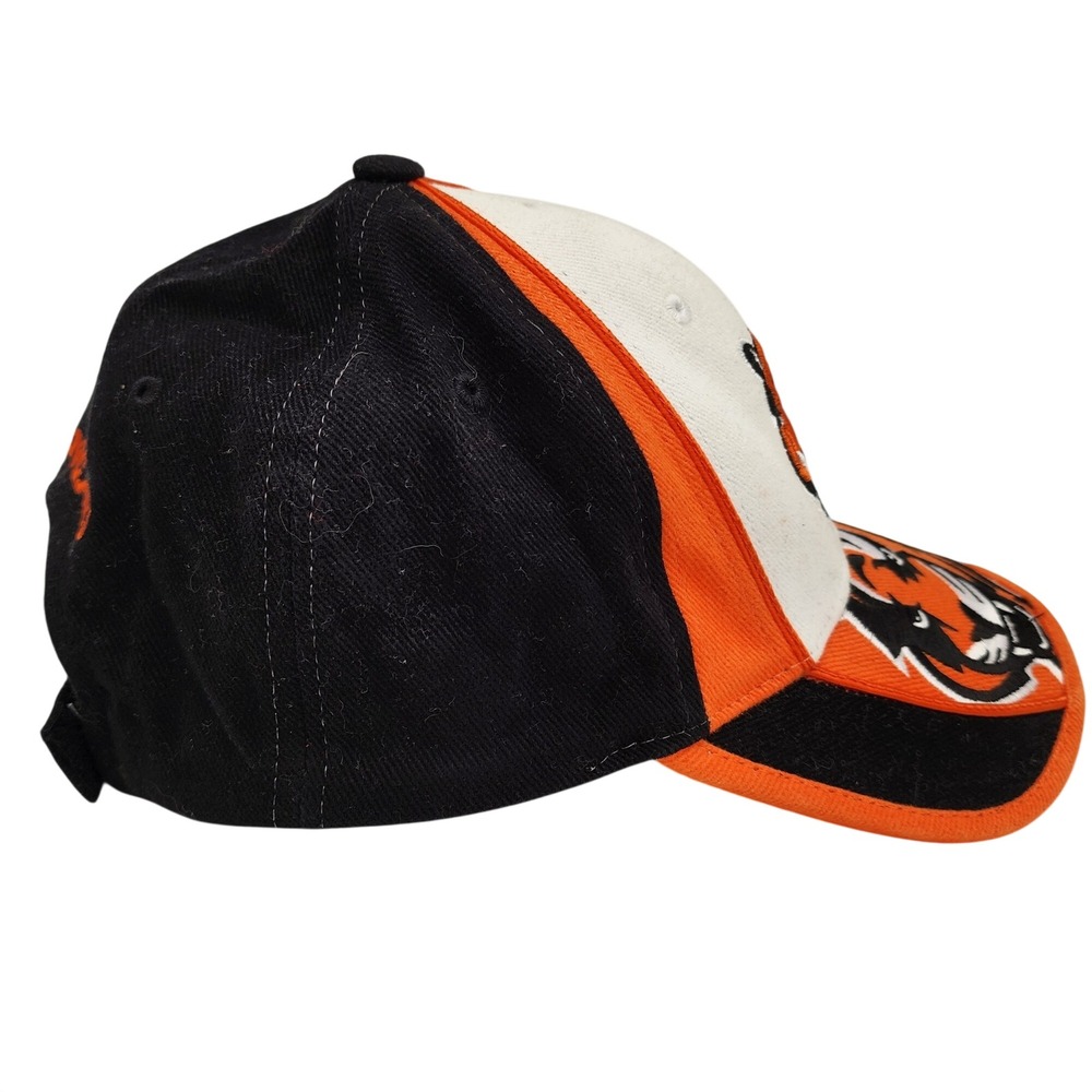 NFL Cincinnati Bengals Hat Mens Black Orange White Embroidered Baseball Cap - Picture 4 of 7